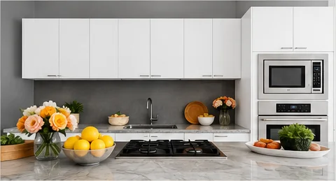 Modern kitchen cabinetry